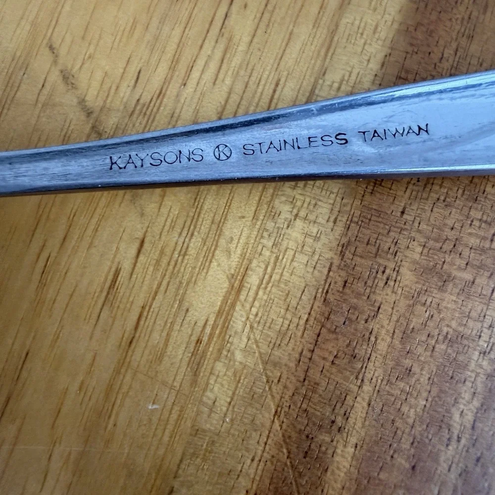 Kaysons Stainless Steel Shell Floral Design Taiwan Replacement‎ Spoon Dining